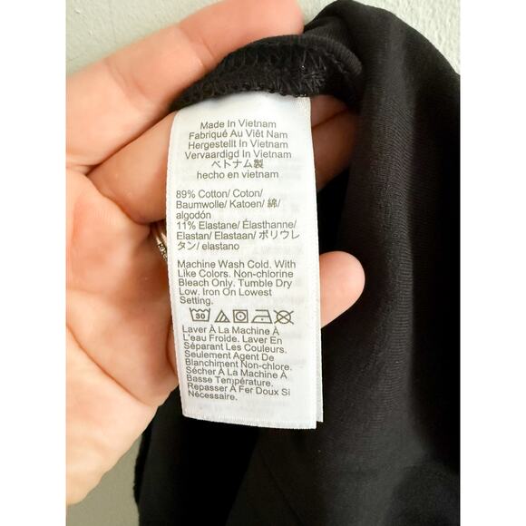 J.Crew Factory | NWT Maternity leggings in black | Sz L - Picture 6 of 7